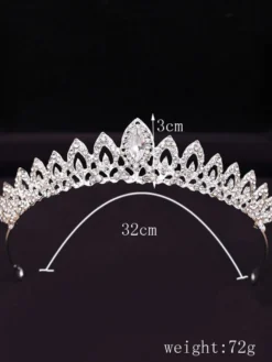 Accessoires Coiffure de mariée en Strass en Métal Accessoires de Mariage