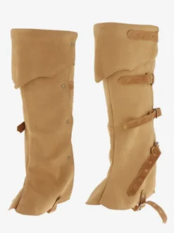 Accessoires De Bottes De Pirate Steampunk Rivet Genouillères Rétro Pour Homme