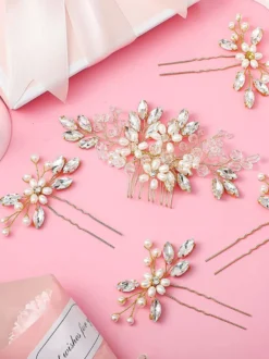 Accessoires de cheveux de mariée de mariage