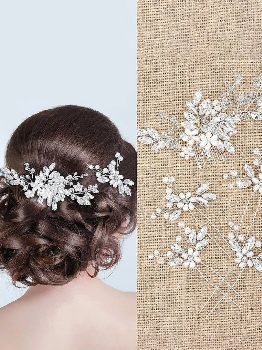 Accessoires de cheveux de mariée de mariage