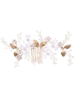 Accessoires de cheveux de mariée en métal