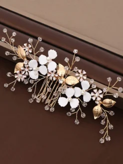 Accessoires de cheveux de mariée en métal