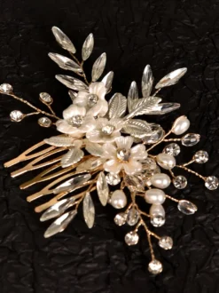 Accessoires de coiffure en métal pour la mariée