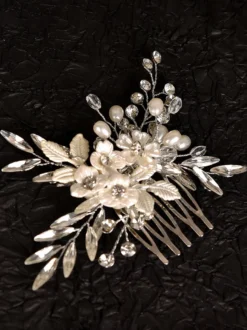 Accessoires de coiffure en métal pour la mariée