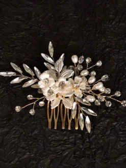 Accessoires de coiffure en métal pour la mariée