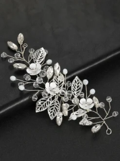 Accessoires de coiffure en métal pour la mariée