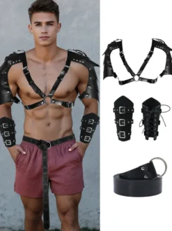 Accessoires De Costume Steampunk Marron Café Déguisement Hommes