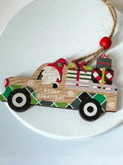 Accessoires de voiture de Noël rouge Fibre de polyester Costumes de vacances de Noël Accessoires