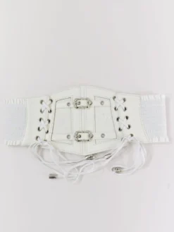 Accessoires Gothiques Lolita Détails en Métal Blanc Oeillets Divers