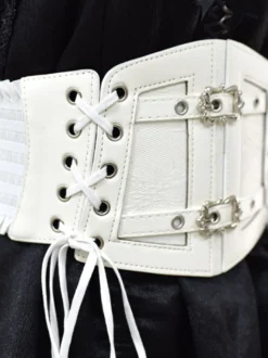 Accessoires Gothiques Lolita Détails en Métal Blanc Oeillets Divers