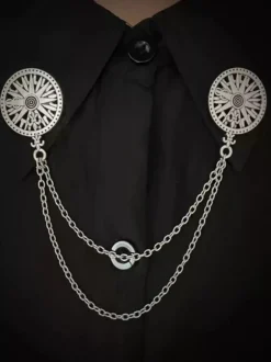 Accessoires Gothiques Lolita Chaînes Argentées Accessoire Métal Divers