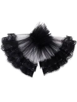 Accessoires Lolita Gothique Dentelle Noire Transparente