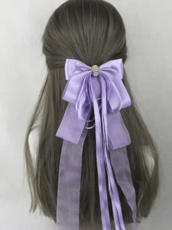 Accessoires Sweet Lolita Nœuds roses Coiffes Divers