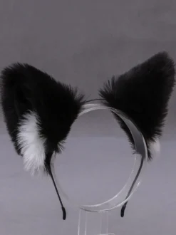 Accessoires Sweet Lolita Oreilles de chats blancs Accessoire mignon Lolita