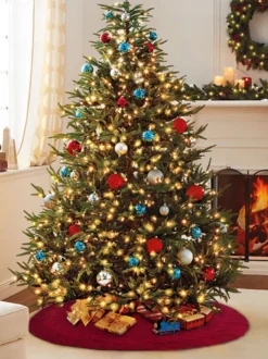 Arbre De Noël Tricoté Tablier Ornements Sapins De Noël Décorations Noël Cadeau Enfant
