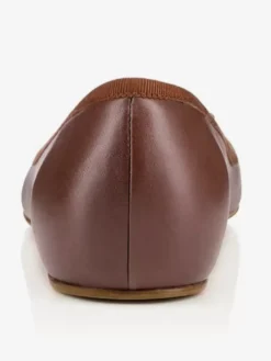 Ballerines en cuir PU à bout pointu avec nœuds femmes