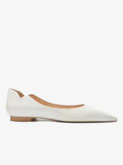 Ballerines noires pour femmes bout pointu chaussures décontractées à enfiler