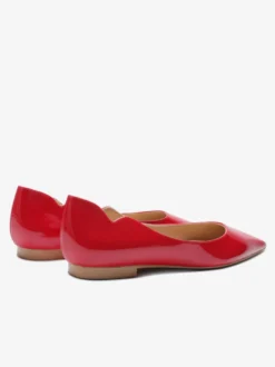 Ballerines noires pour femmes bout pointu chaussures décontractées à enfiler