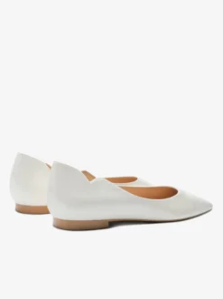 Ballerines noires pour femmes bout pointu chaussures décontractées à enfiler