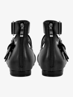 Ballerines plates à bout carré et brides avec boucle pour femme