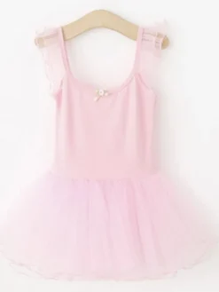 Ballet Dance Costumes Lilas sans manches Slim Fit Ballerina Tutu Robes pour enfants Déguisements Halloween