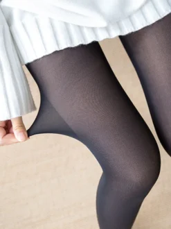 Bas-culotte Lolita semi-transparente en velours Lolita avec collants en peluche Déguisements Halloween