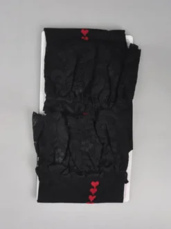 Bas et collants blancs bicolores transparents pour femmes montants jusqu'aux cuisses