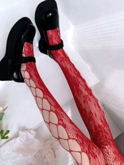 Bas Gothique Lolita Accessoire Noir Accessoires Lolita Sexy