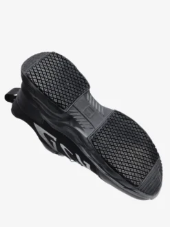 Baskets basses antidérapantes pour homme chaussures de course légères et sans lacets semelle épaisse