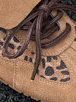 Baskets à bout rond en micro-suède kaki pour femmes chaussures décontractées