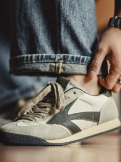 Baskets confortables à bout rond pour hommes chaussures de sport