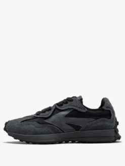 Baskets confortables en cuir à bout pointu pour hommes chaussures de sport