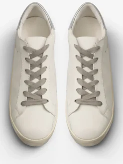 Baskets de skate à lacets dorées chaussures style ancien femmes