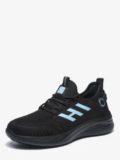 Baskets en maille pour hommes chaussures de marche légères et haut de gamme antidérapantes semelle épaisse respirantes