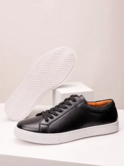 Baskets à lacets et bout rond pour homme chaussures de randonnée plates