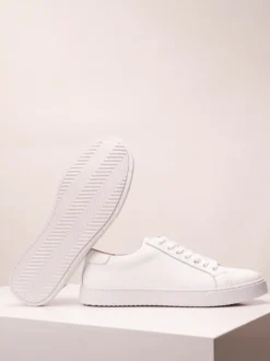 Baskets à lacets et bout rond pour homme chaussures de randonnée plates