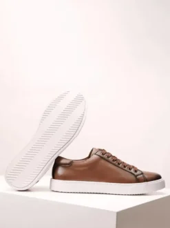 Baskets à lacets et bout rond pour homme chaussures de randonnée plates