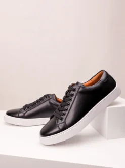 Baskets à lacets et bout rond pour homme chaussures de randonnée plates