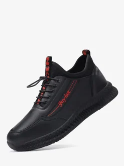 Baskets pour hommes chaussures de course à semelle épaisse légères respirantes et imperméables