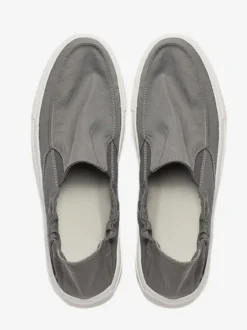 Baskets pour hommes Mocassins confortables en polyester à bout rond Chaussures décontractées à enfiler