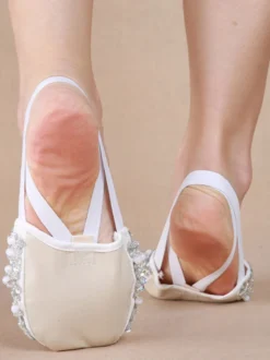 Belly Dance Shoes Silver Bling Bling Pantoufles Chaussures de danse