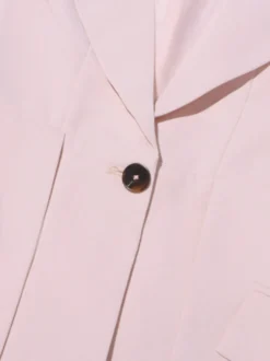 Blazer chic à manches longues découpées pour femme