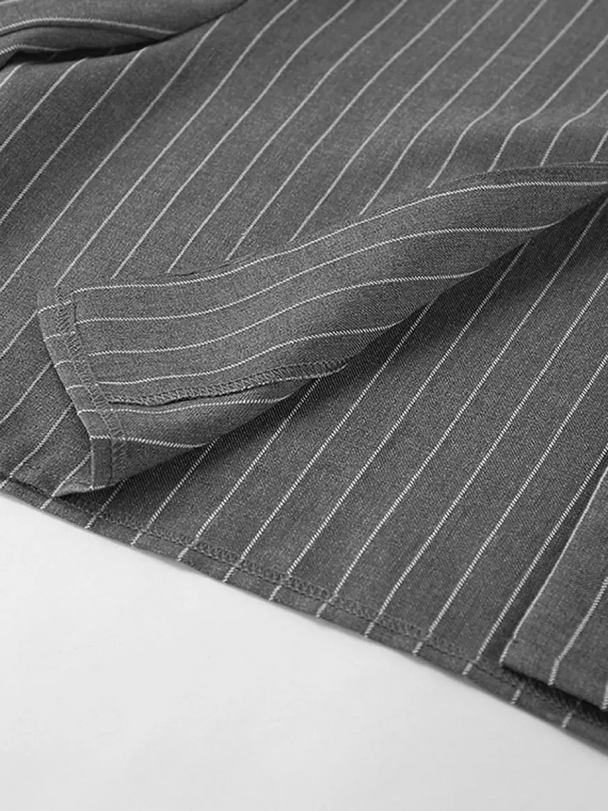Blazer pour femme élégant col montant manches longues vêtement d'extérieur