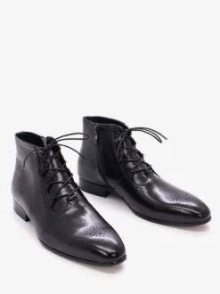Bottes habillées pour hommes bottines en cuir véritable faites à la main