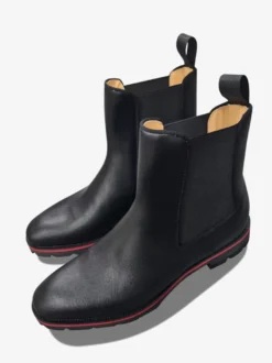 Bottes Homme Bottines Chelsea Noir Polyester Bout Rond