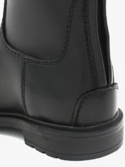 Bottes Hommes En Cuir De Vachette Bottes De Chevalier Noires Chics