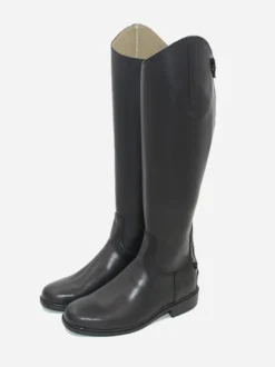 Bottes Hommes En Cuir De Vachette Bottes De Chevalier Noires Chics