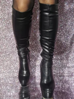 Bottes sexy à talons aiguilles chaussures femmes