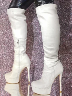 Bottes sexy à talons aiguilles chaussures femmes