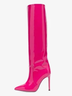 Bottes à talons hauts pour femmes bottes hautes à bout pointu